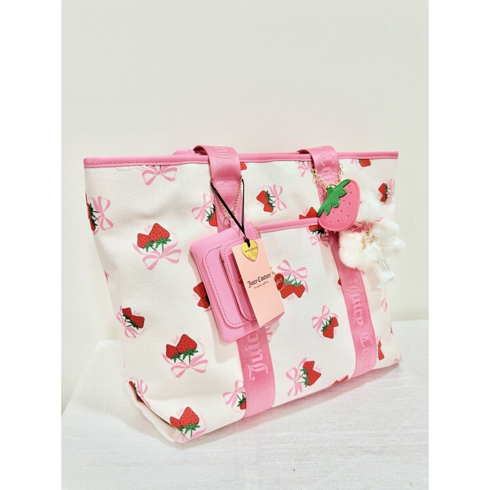 Juicy Couture Strawberry Festival Large Tote Bag- NWT